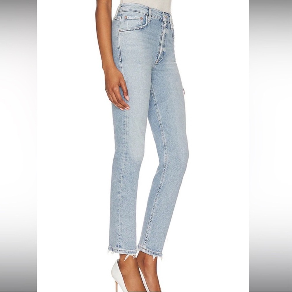 AGOLDE Riley High Rise Straight‎ Crop Jeans Dynamic 29 - Picture 2 of 9